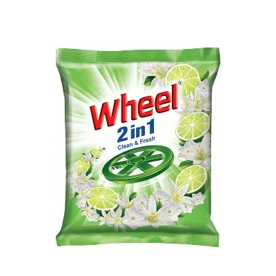 Wheel Washing Powder 2 in 1 Clean & Fresh 500 gm